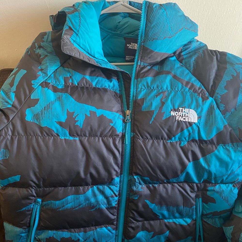 North Face Blue Puffer Medium